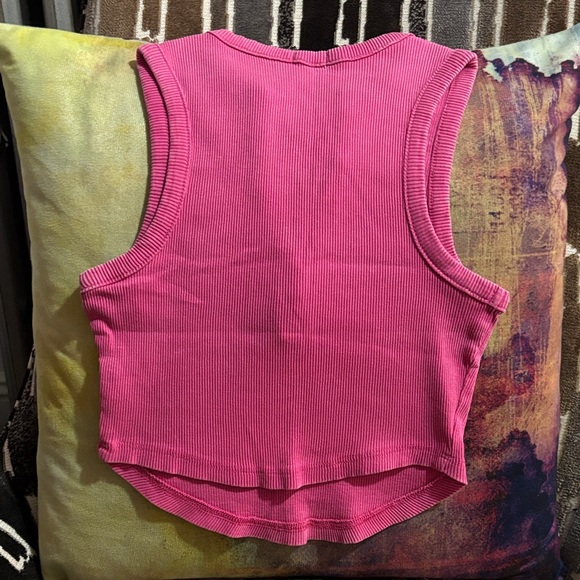 Garage Pink Ribbed Knit Top - Picture 3 of 5